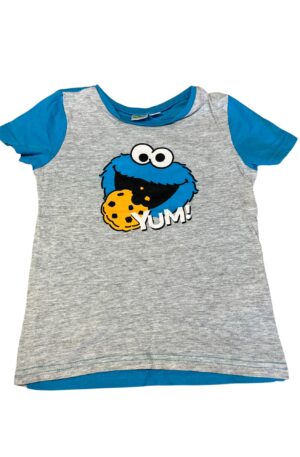 Sesame street fiú süti szörnyes póló