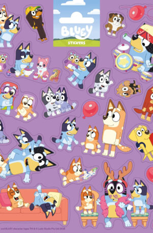Bluey Play matrica szett