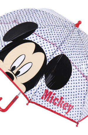 Disney Mickey Blue Dots gyerek átlátszó esernyő Ø71 cm