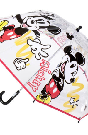 Disney Mickey Cartoon gyerek átlátszó esernyő Ø71 cm