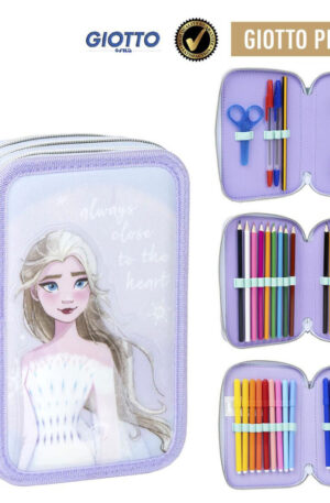 Disney Jégvarázs Elsa tolltartó töltött 3 emeletes