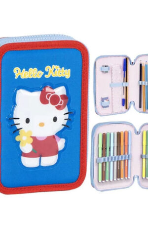 Hello Kitty Blue tolltartó töltött 2 emeletes