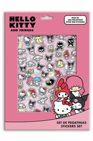 Hello Kitty Friends matrica szett 300 db-os