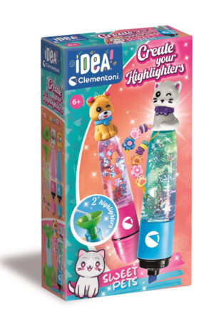 Színes Sweet Pets szövegkiemelő készlet Clementoni