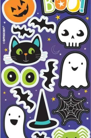 Halloween Boo matrica 4 ív