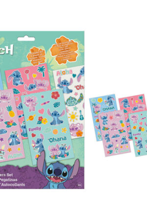 Disney Lilo és Stitch, A csillagkutya Ohana matrica szett 5 ív