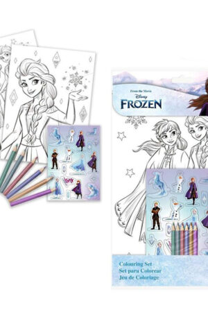 Disney Jégvarázs Believe színező + matrica szett
