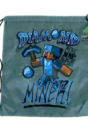 Minecraft Diamond sporttáska tornazsák 37 cm