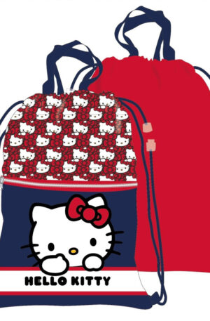 Hello Kitty Red Bow Deluxe sporttáska, tornazsák 45 cm