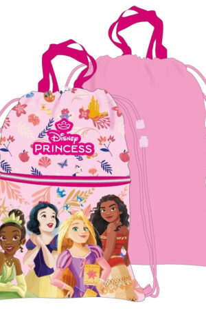 Disney Hercegnők Power Deluxe sporttáska, tornazsák 45 cm