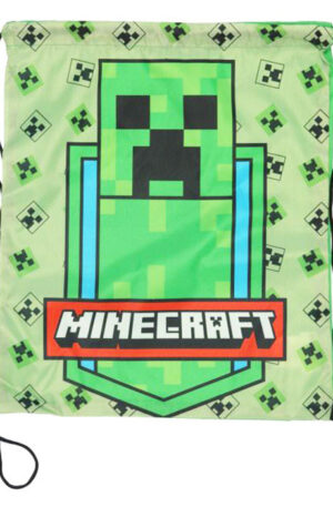 Minecraft Green Zone sporttáska, tornazsák 40 cm