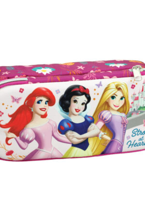 Disney Hercegnők Strong 2 rekeszes tolltartó 26 cm