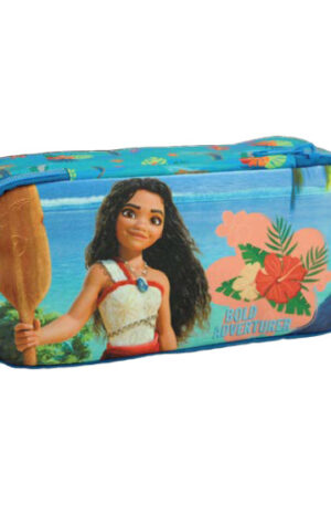 Disney Vaiana Bold Adventurer 2 rekeszes tolltartó 26 cm
