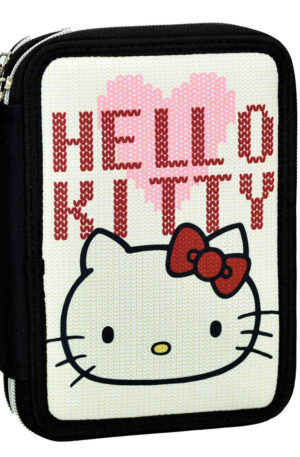 Hello Kitty Heart tolltartó töltött 2 emeletes