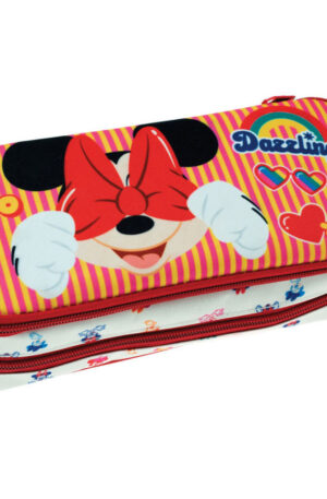 Disney Minnie Wink 2 rekeszes tolltartó 26 cm