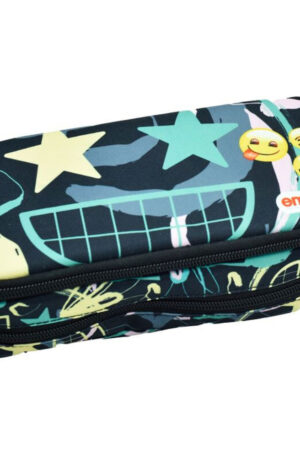 Emoji Fun 2 rekeszes tolltartó 26 cm
