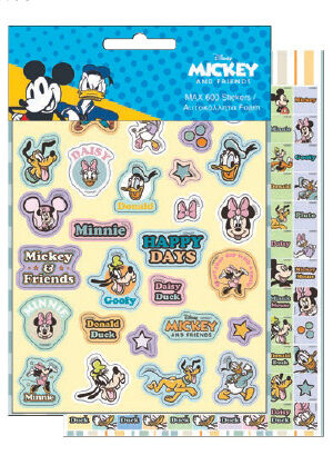 Disney Mickey Friends 600 darabos matrica szett