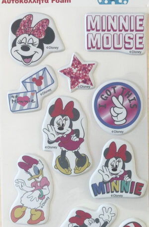 Disney Minnie Feel Good pufi szivacs matrica szett