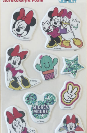 Disney Minnie Love pufi szivacs matrica szett