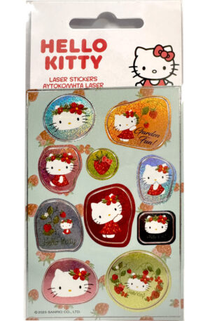 Hello Kitty Garden hologrammos matrica szett