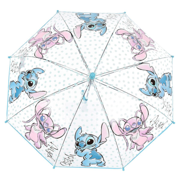 Disney Lilo és Stitch, A csillagkutya Angel gyerek átlátszó esernyő Ø72 cm - Image 2