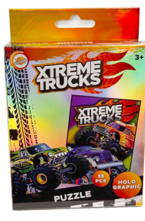 Jármű Xtreme hologrammos mini puzzle 35 db-os