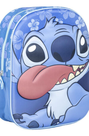 Disney Lilo és Stitch, A csillagkutya Tongue 3D hátizsák, táska 31 cm