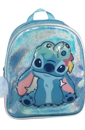 Disney Lilo és Stitch, A csillagkutya Scrump hologrammos hátizsák, táska 23 cm
