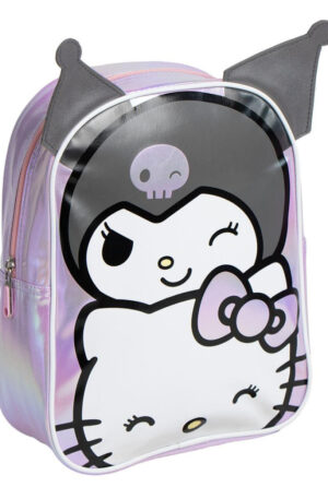 Hello Kitty Kuromi hologrammos hátizsák, táska 32 cm
