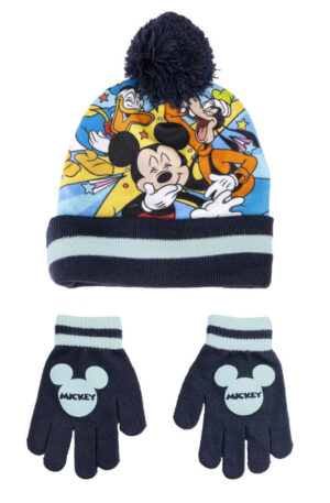 Disney Mickey Joke gyerek sapka + kesztyű szett