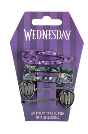 Wednesday Nevermore hajcsat szett 4 db-os