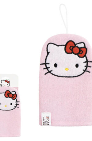 Hello Kitty Pink mosdókesztyű
