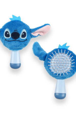 Disney Lilo és Stitch, A csillagkutya Blue mini plüss hajkefe 13 cm