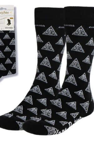 Harry Potter Deathly Hallows felnőtt hosszú szárú zokni 38/45