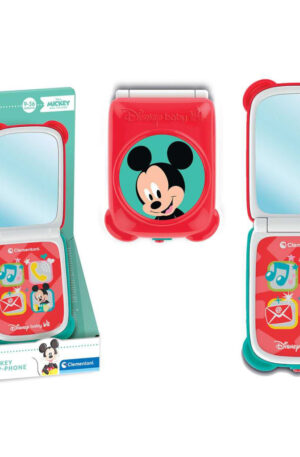 Disney Mickey Mirror interaktív összecsukható okostelefon Clementoni