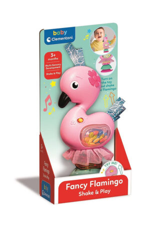 Flamingó Fancy baba csörgő Clementoni