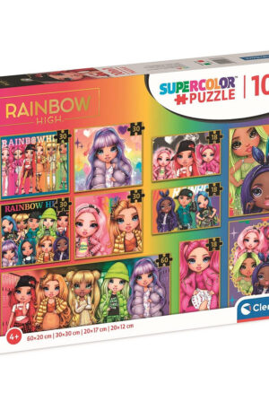 Rainbow High Personalities 10 az 1-ben puzzle Clementoni