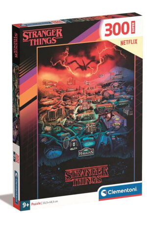 Stranger Things Hawkins 300 db-os puzzle Clementoni