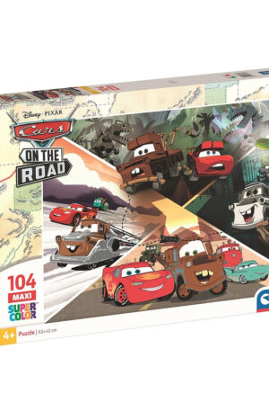 Disney Verdák Mater's Tall Tales 104 db-os maxi puzzle Clementoni