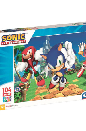 Sonic a sündisznó Amy Rose 104 db-os maxi puzzle Clementoni