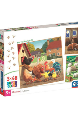 Farm Moments 3x48 db-os puzzle Clementoni