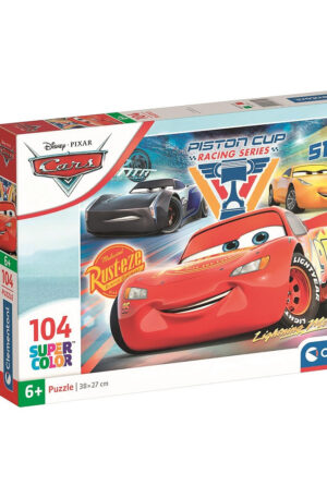 Disney Verdák Racing Series 104 db-os puzzle Clementoni