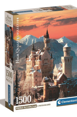 Németország Neuschwantein 1500 db-os Compact puzzle Clementoni