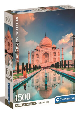 India Taj Mahal 1500 db-os Compact puzzle Clementoni