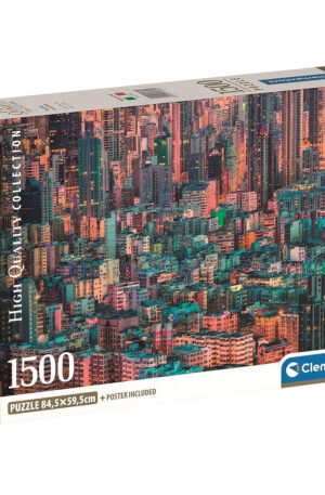 Hong Kong Hive 1500 db-os Compact puzzle Clementoni