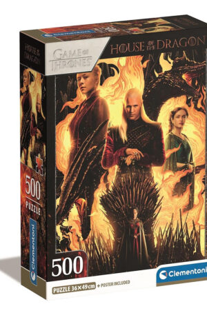 Sárkányok Háza Fire 500 db-os puzzle Clementoni