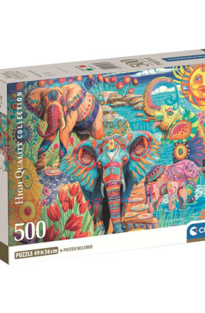 Elefánt Carnival 500 db-os Compact puzzle Clementoni