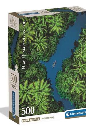 Trópusi folyó Aerial View 500 db-os Compact puzzle Clementoni