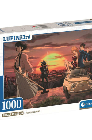 Lupin III Sunset 1000 db-os Compact puzzle Clementoni