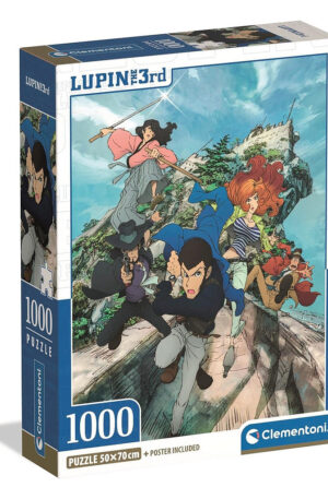 Lupin III Grand Escape 1000 db-os Compact puzzle Clementoni